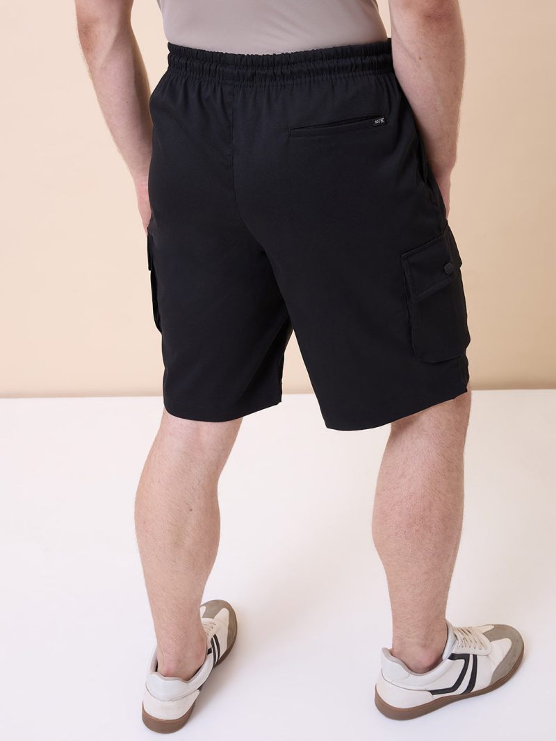 Status Quo Mens Solid Regular Fit Drawstring Short