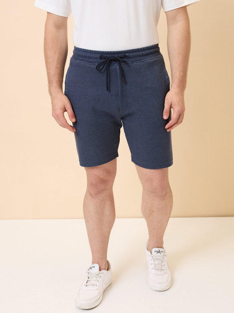 Status Quo Mens Solid Regular Fit Drawstring Short