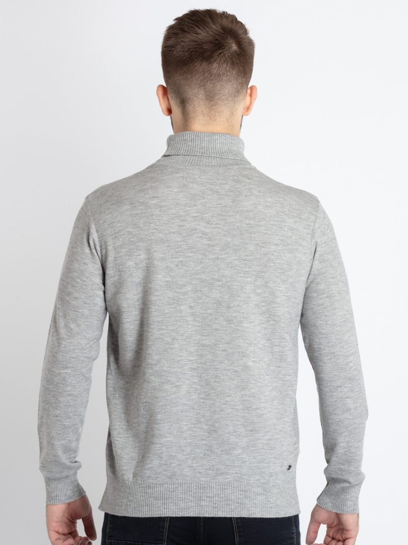 Status Quo Mens Solid High Neck Sweater