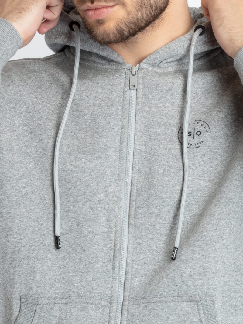 Mens Solid Hooded Sweatshirt