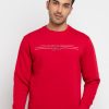 Mens Printed Round Neck Sweatshirt