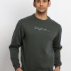 Mens Printed Round Neck Sweatshirt
