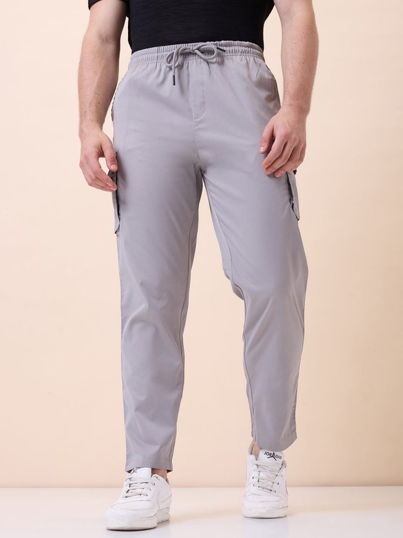 Status Quo Men'S New Basic Solid Regular Fit Drawstring Track Pant
