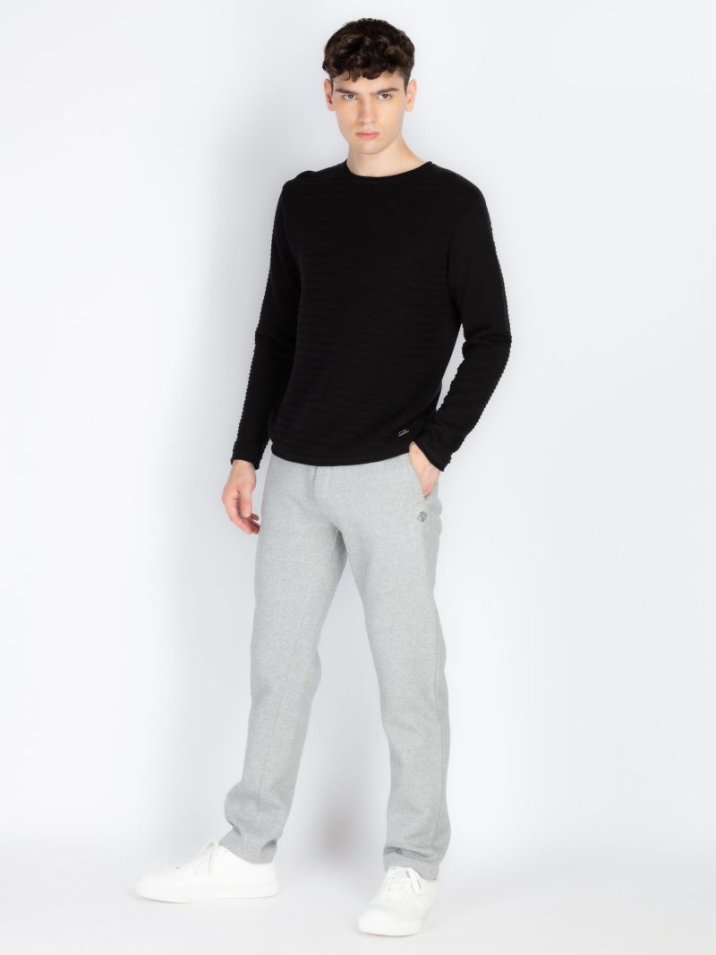 Mens Solid Regular Fit Track Pants