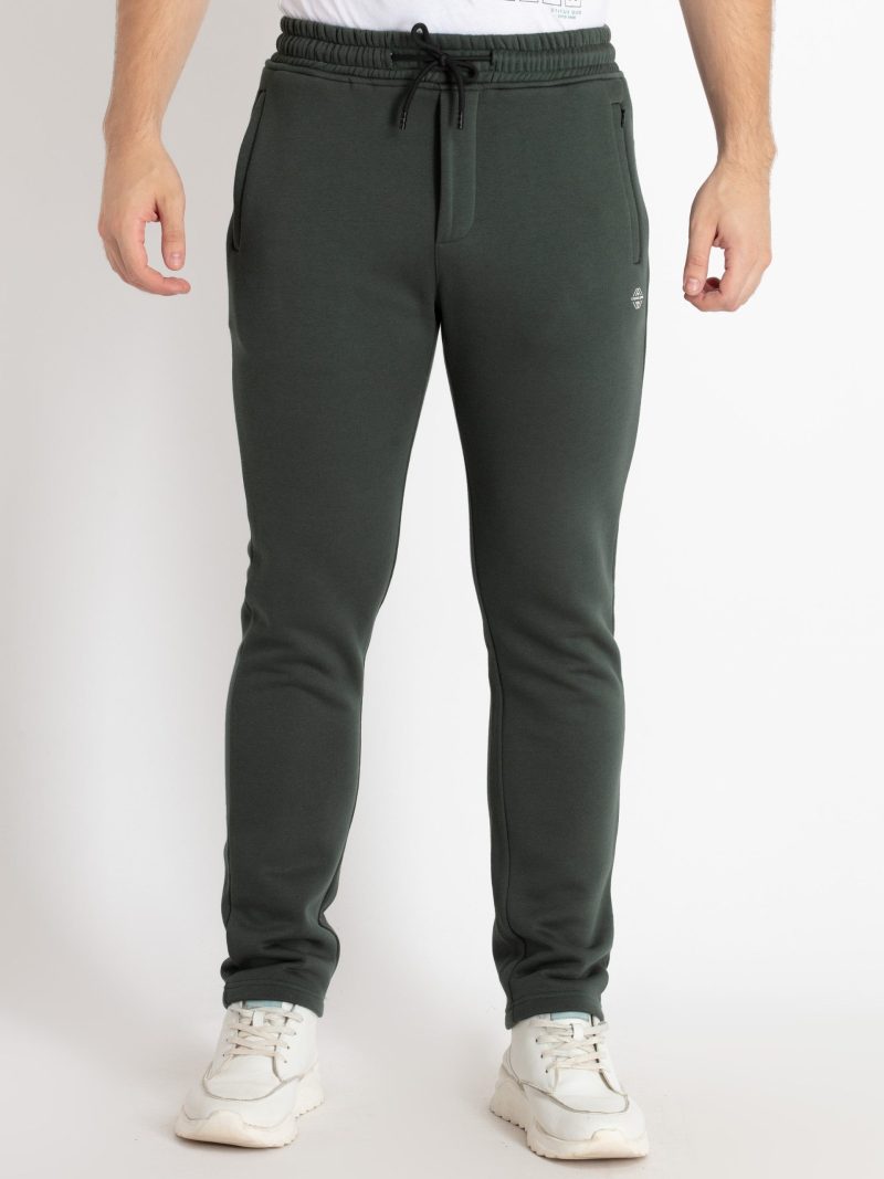 Mens Solid Regular Fit Track Pants