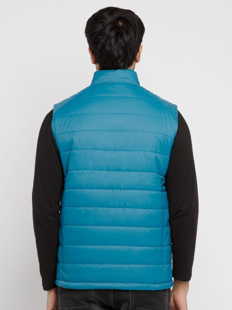Mens Solid Quilted Jacket