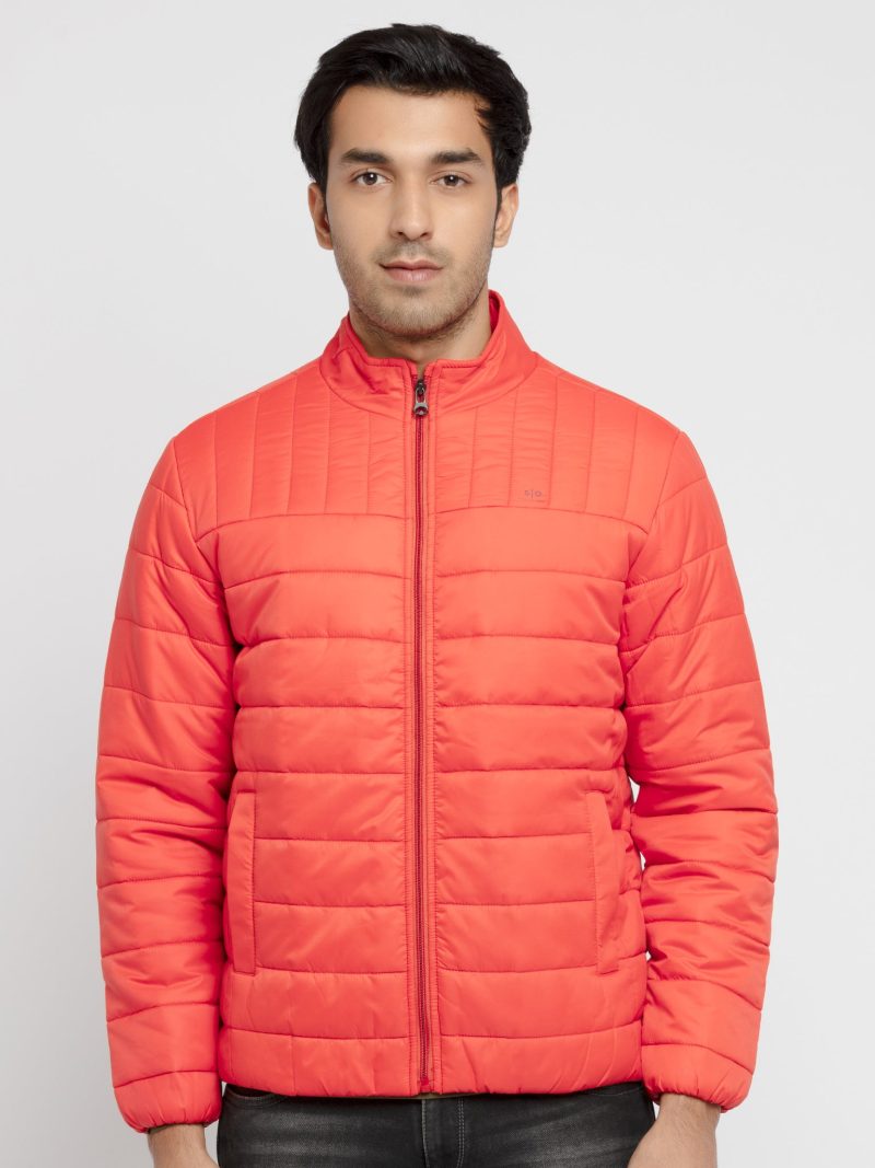 Mens Quilted High Neck Jacket