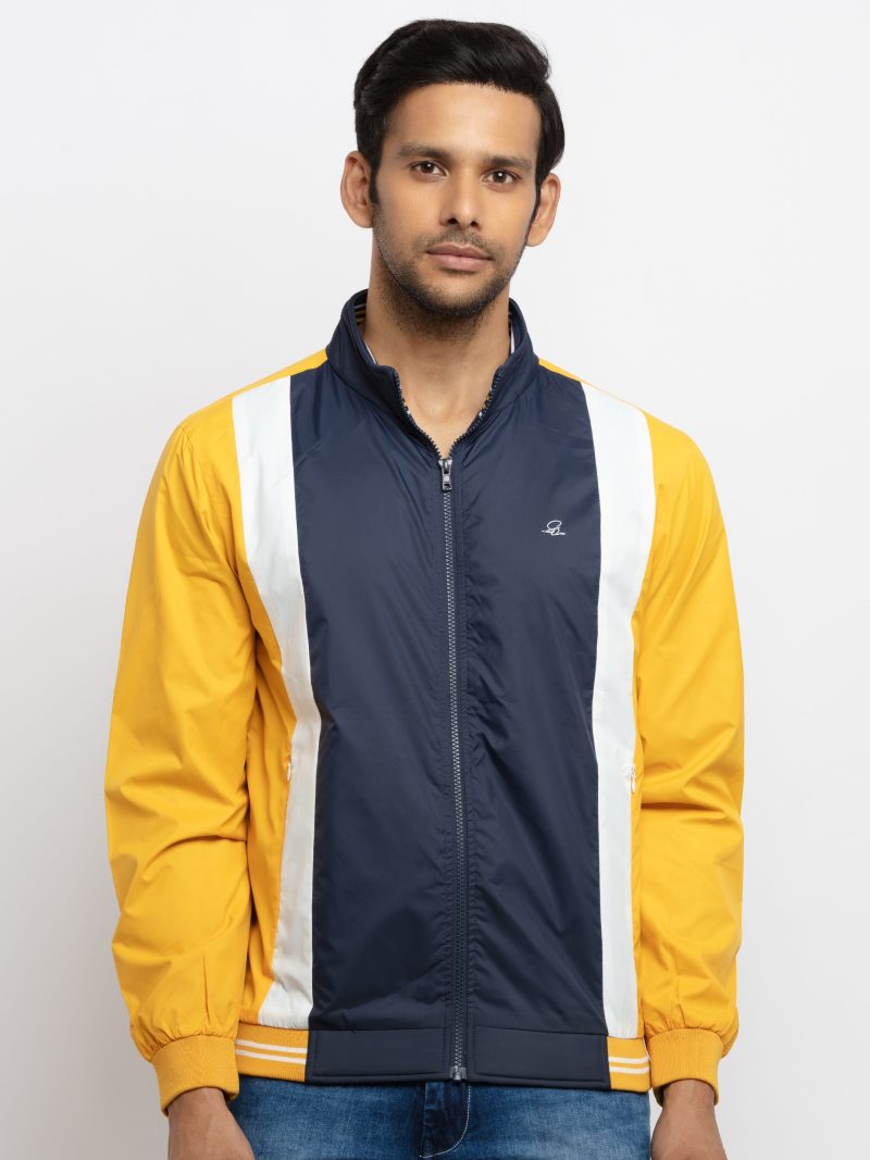 Mens Quilted High Neck Jacket