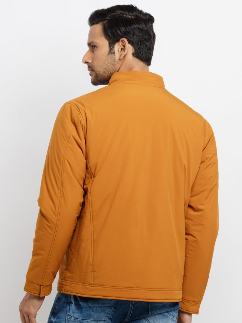 Mens Solid Reversible High Neck Jacket