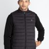 Mens Quilted High Neck Sleeveless Jacket
