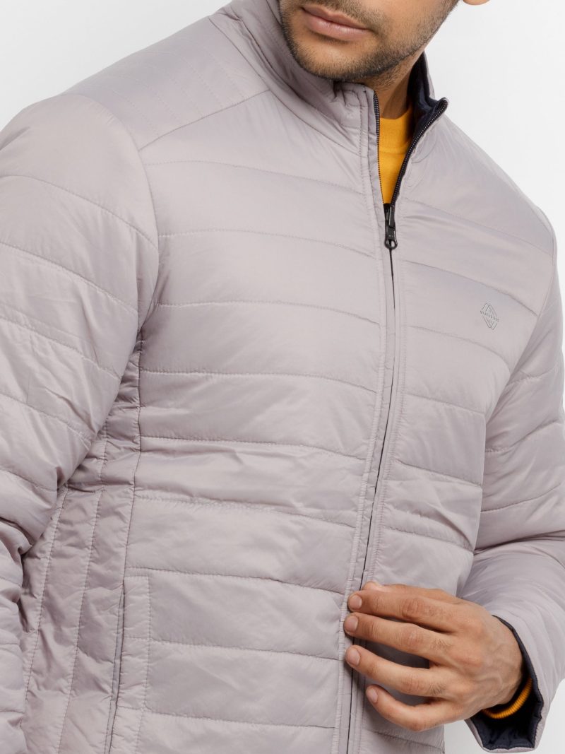 Status Quo Mens Quilted Reversible High Neck Jacket