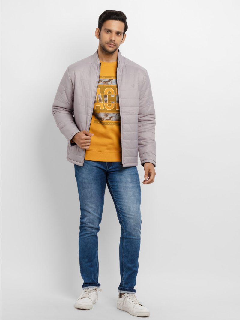 Status Quo Mens Quilted Reversible High Neck Jacket