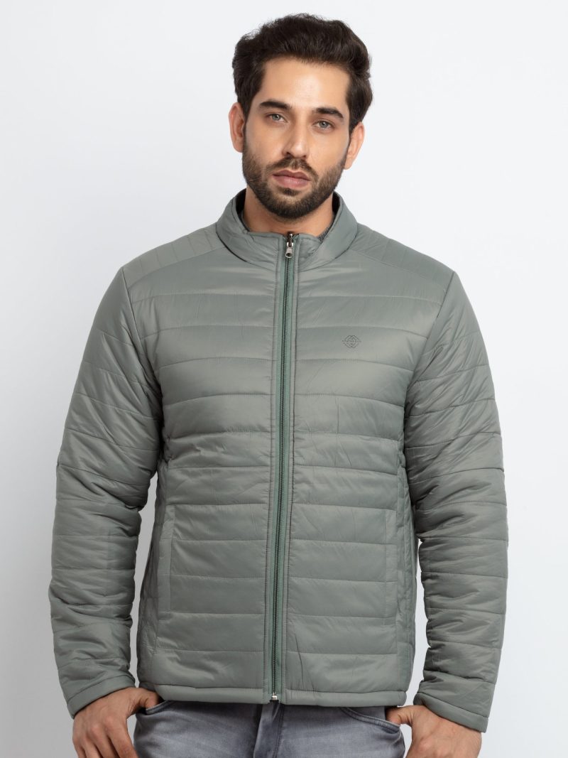 Status Quo Mens Quilted Reversible High Neck Jacket