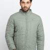 Mens Quilted High Neck Jacket