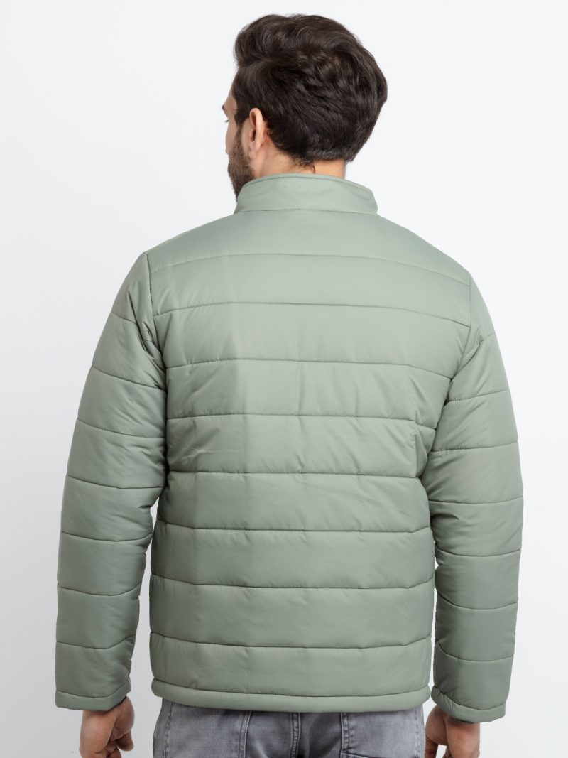 Mens Quilted High Neck Jacket