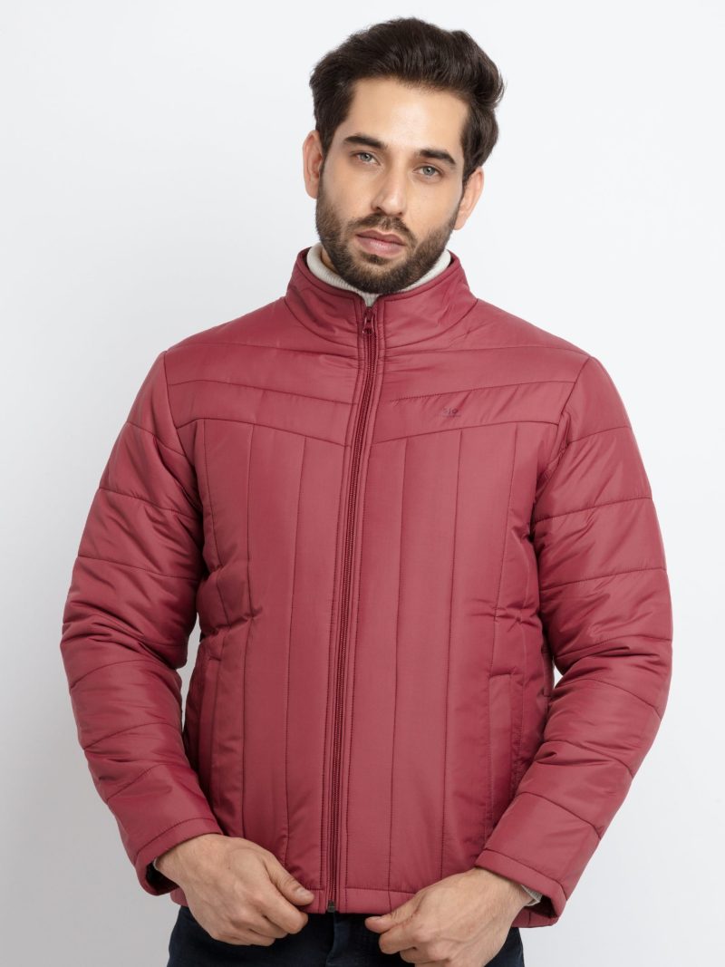 Mens Quilted High Neck Jacket