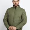 Mens Quilted Reversible High Neck Jacket