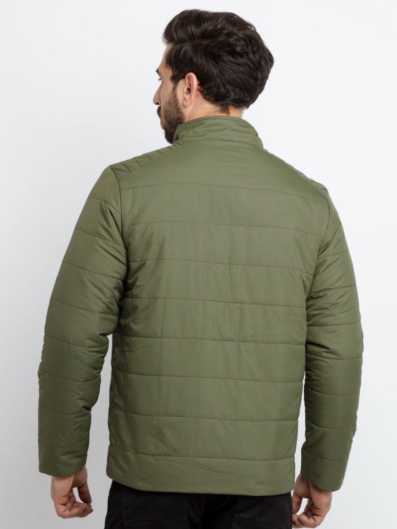 Mens Quilted Reversible High Neck Jacket