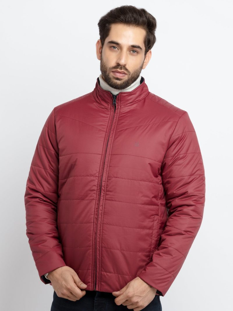 Mens Quilted Reversible High Neck Jacket