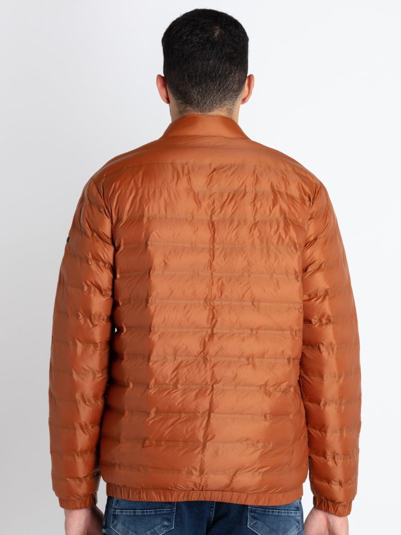Mens Quilted Puffer High Neck Jacket
