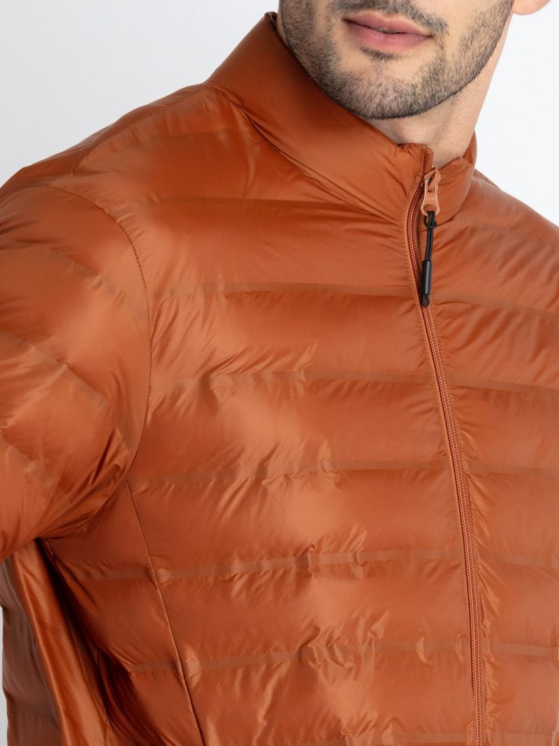 Mens Quilted Puffer High Neck Jacket
