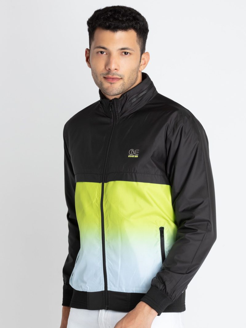 Mens Mix & Match High Neck Lightweight Jacket