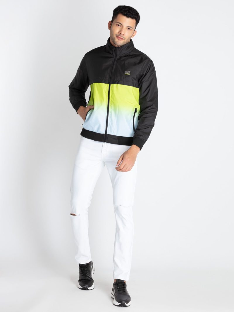 Mens Mix & Match High Neck Lightweight Jacket