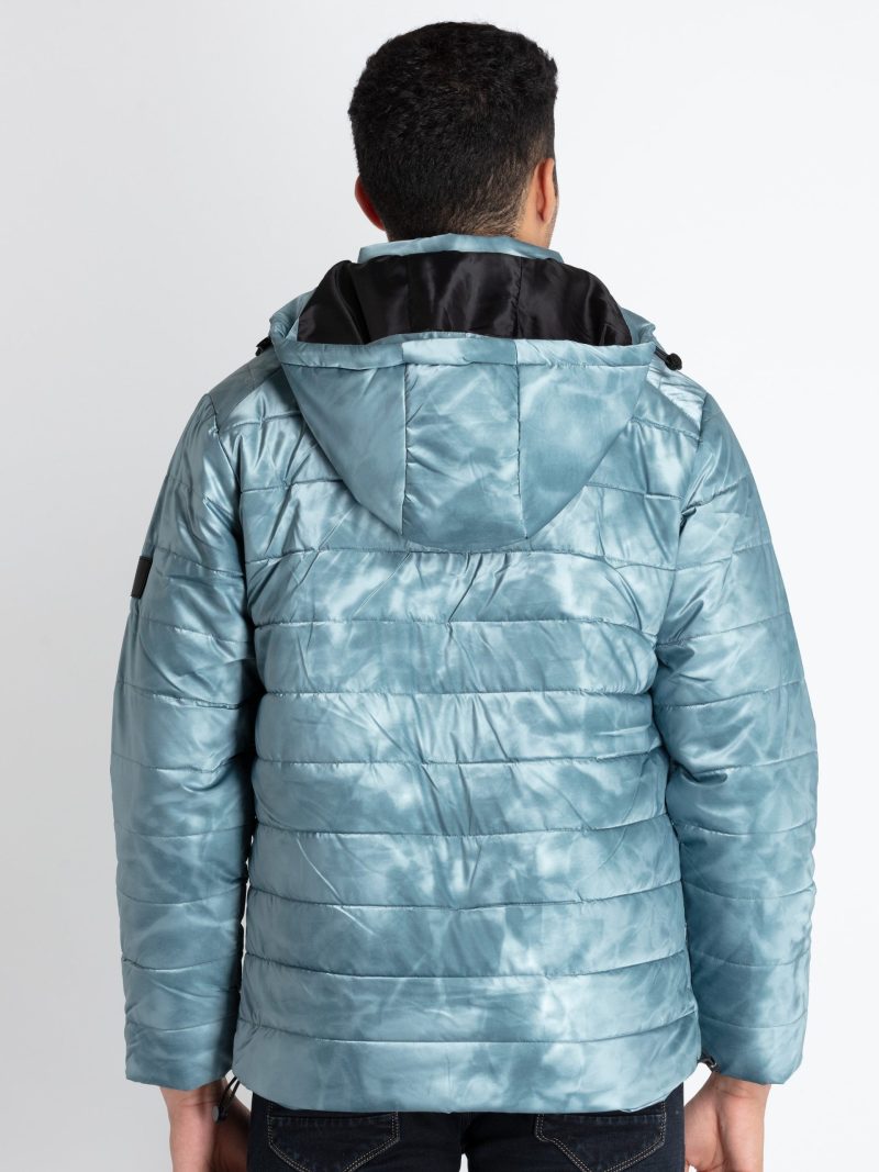 Mens Quilted Hooded Jacket