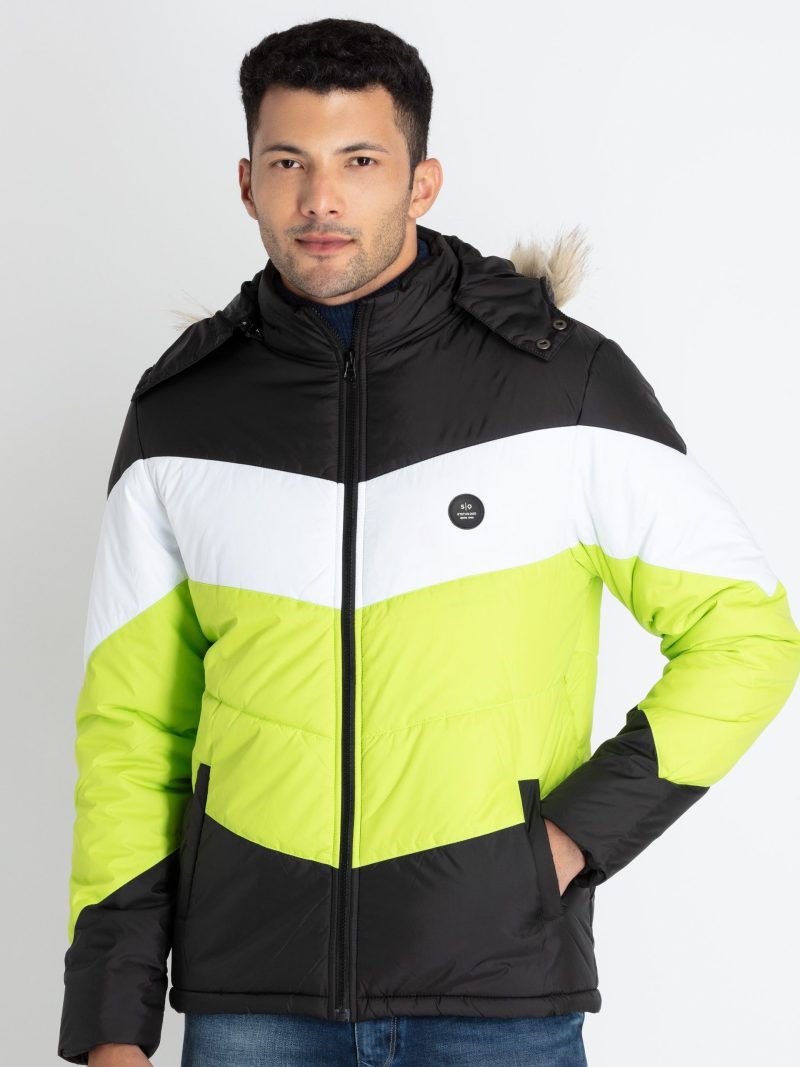 Mens Mix & Match Jacket With Detachable Hood