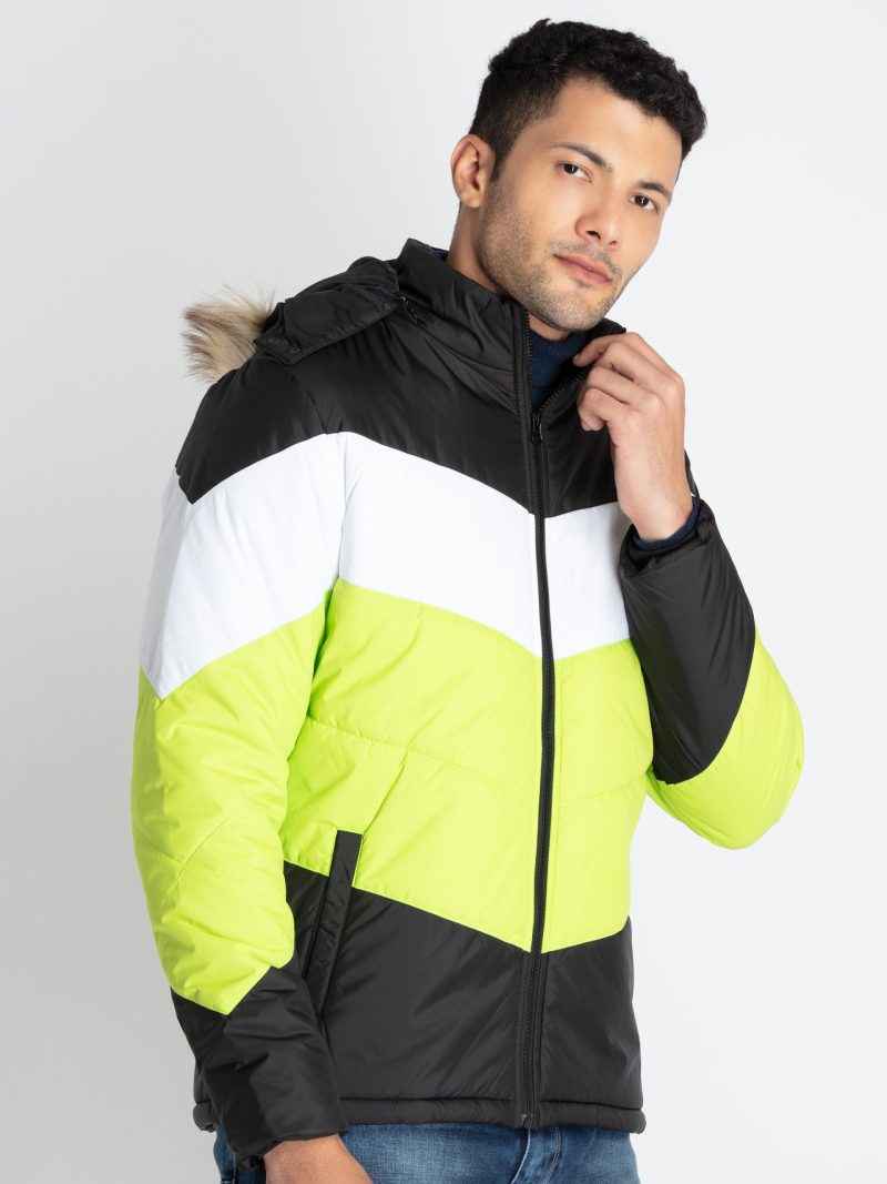 Mens Mix & Match Jacket With Detachable Hood