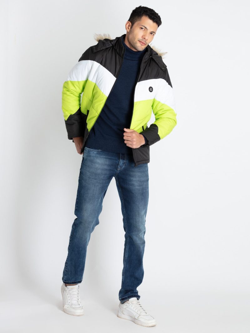Mens Mix & Match Jacket With Detachable Hood