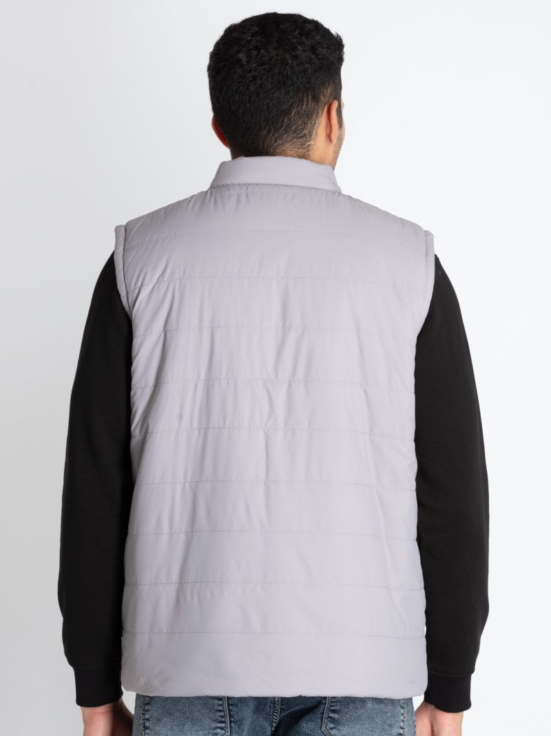 Mens Quilted Reversible High Neck Jacket