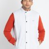 Mens Quilted Reversible High Neck Jacket