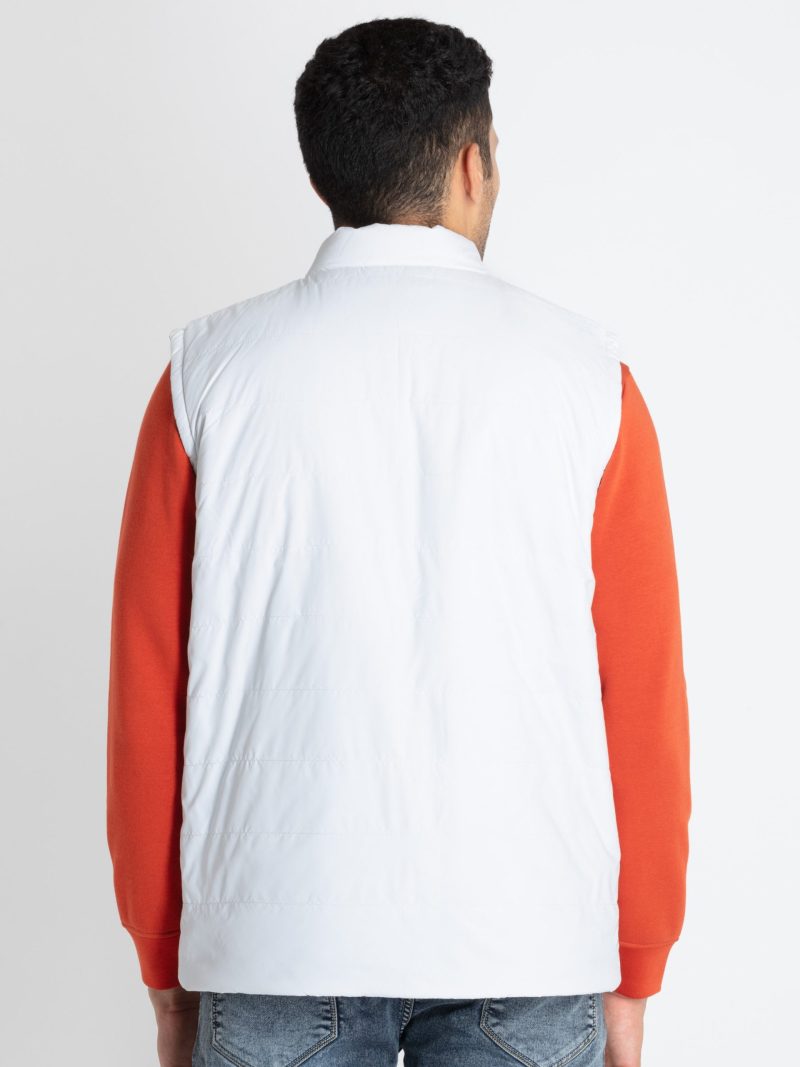 Mens Quilted Reversible High Neck Jacket