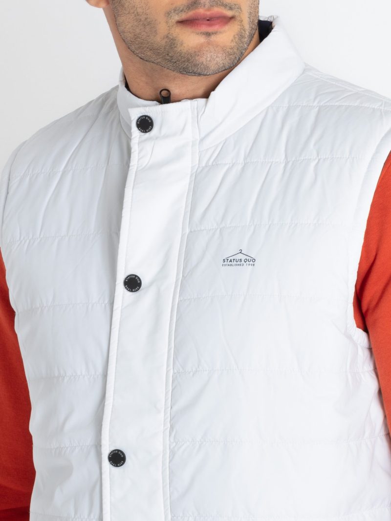 Mens Quilted Reversible High Neck Jacket