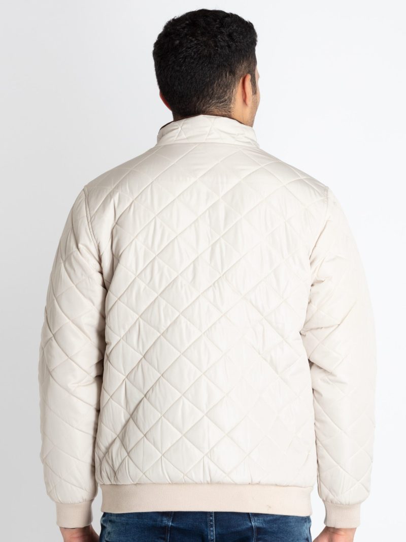 Mens Quilted High Neck Jacket