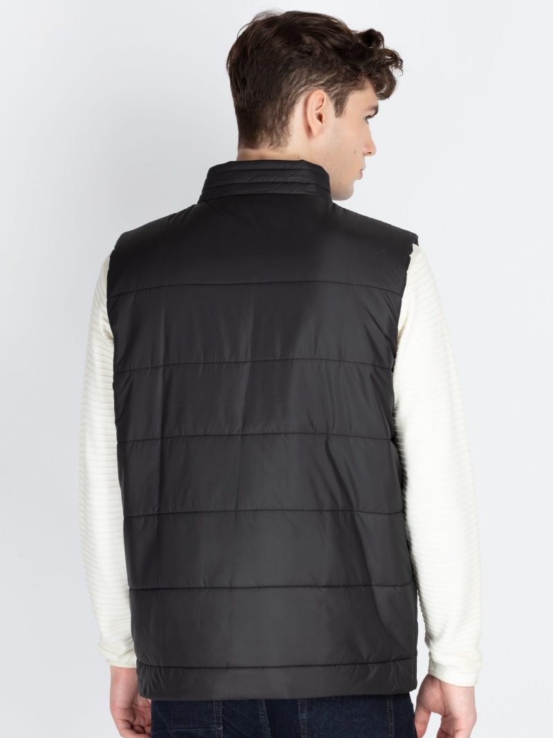 Mens Solid Open Front Jacket