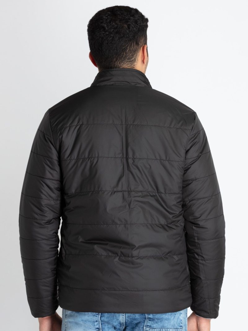 Status Quo Mens Quilted Reversible High Neck Jacket