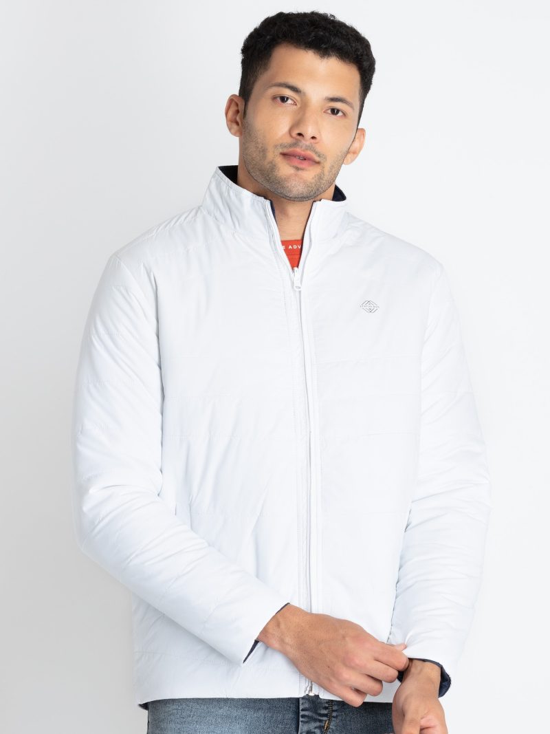 Status Quo Mens Quilted Reversible High Neck Jacket