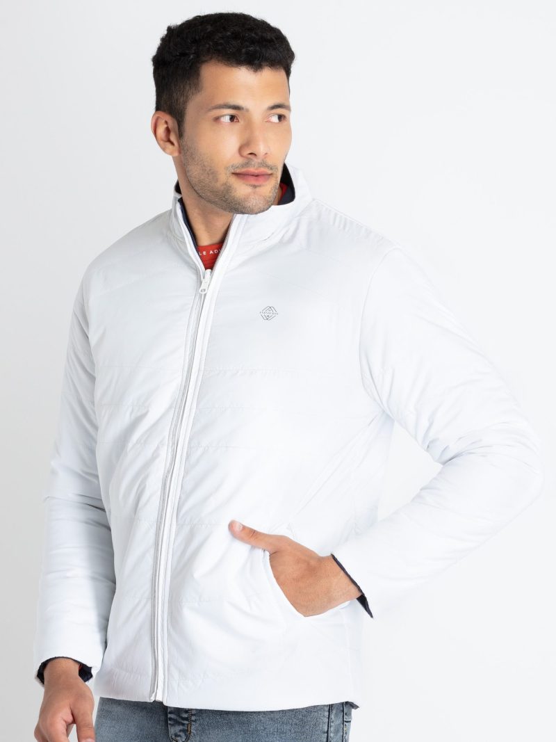 Status Quo Mens Quilted Reversible High Neck Jacket