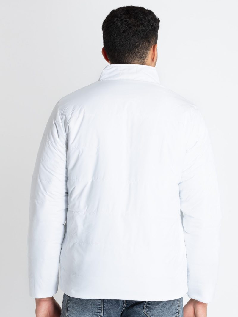 Status Quo Mens Quilted Reversible High Neck Jacket