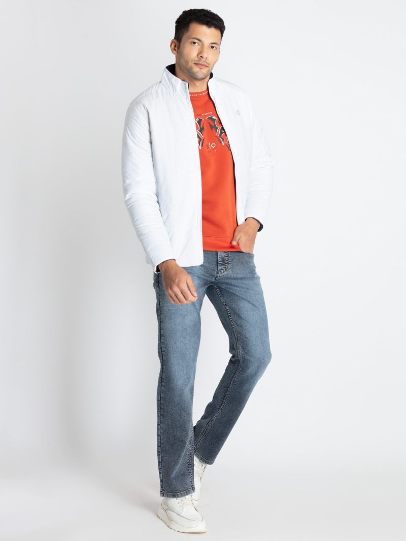 Status Quo Mens Quilted Reversible High Neck Jacket