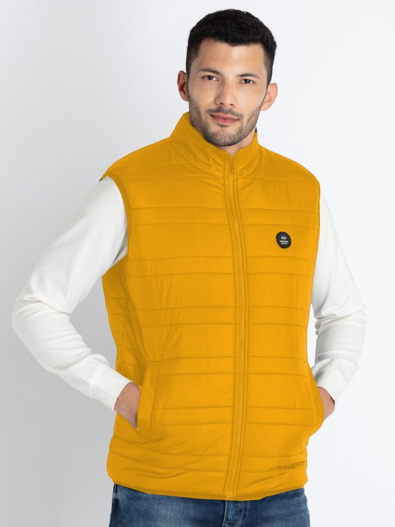 Mens Quilted Puffer Sleeveless Jacket