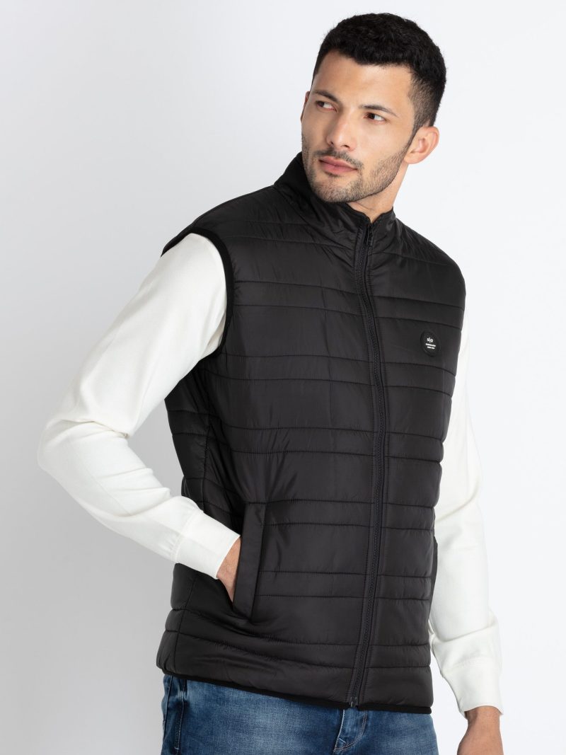 Mens Quilted Puffer Sleeveless Jacket