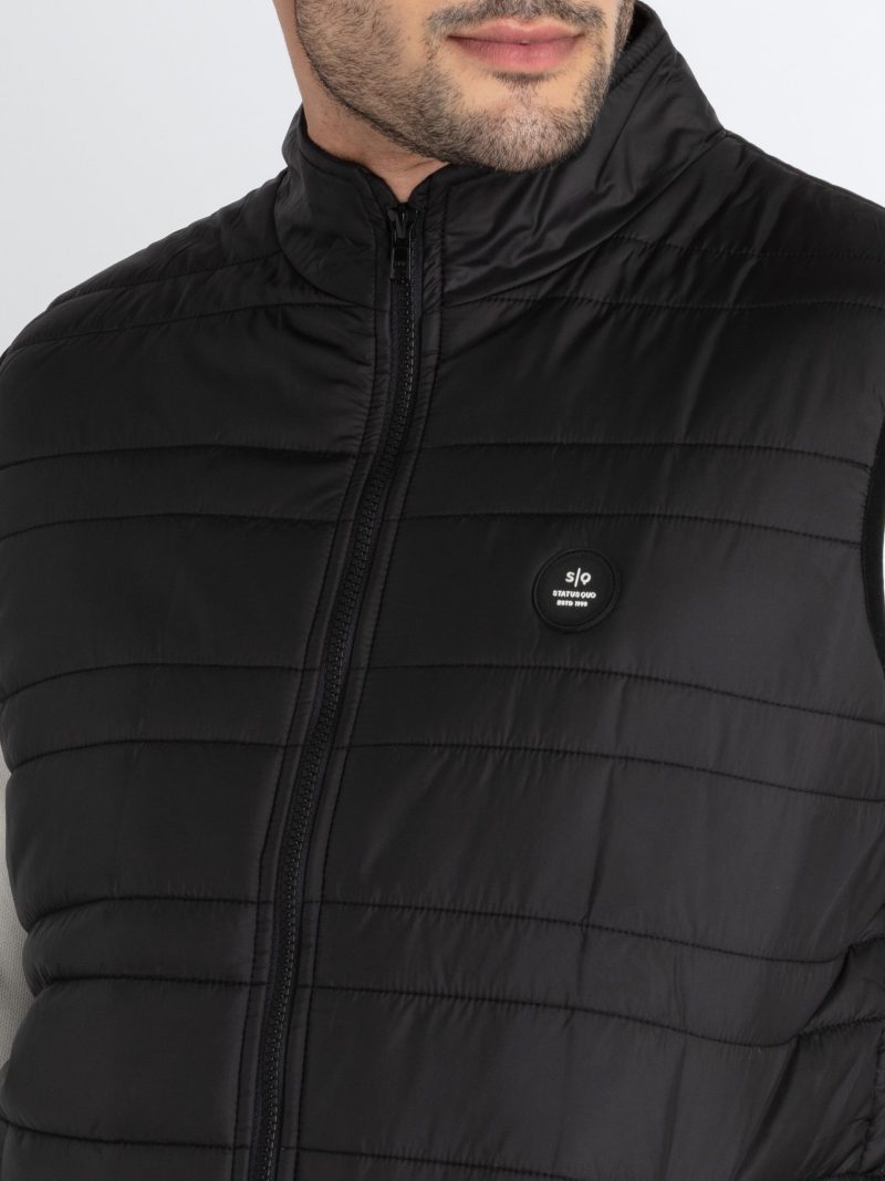 Mens Quilted Puffer Sleeveless Jacket
