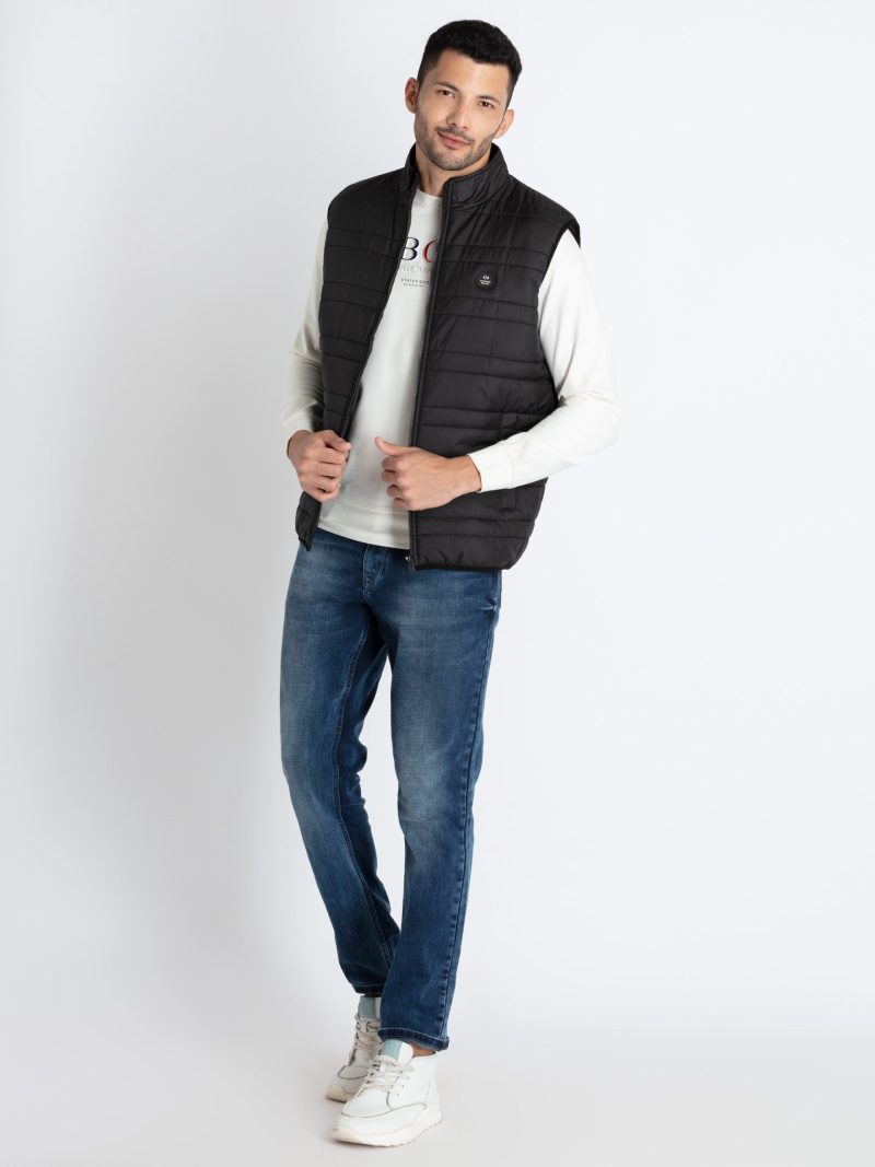 Mens Quilted Puffer Sleeveless Jacket