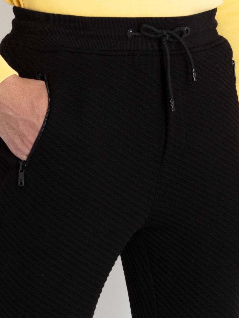 Mens Quilted Regular Fit Joggers