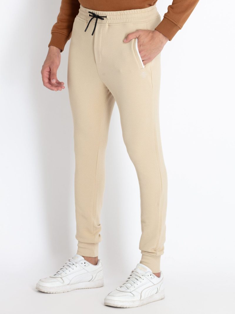 Mens Popcorn Textured Joggers