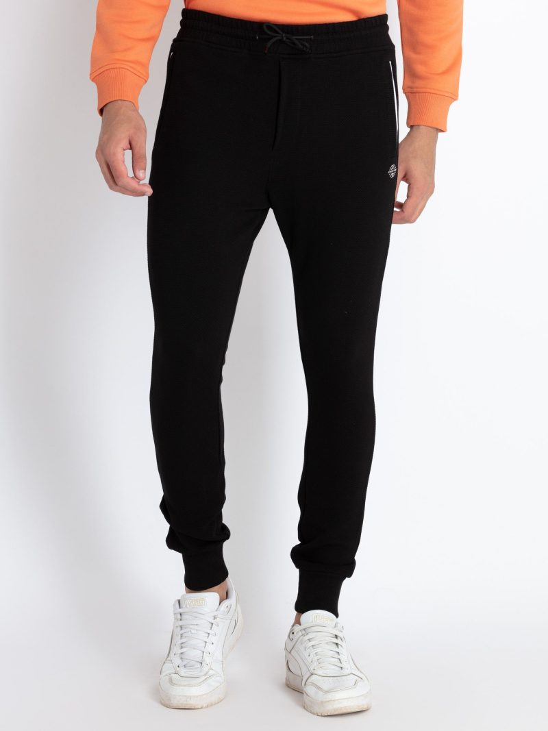 Mens Popcorn Textured Joggers