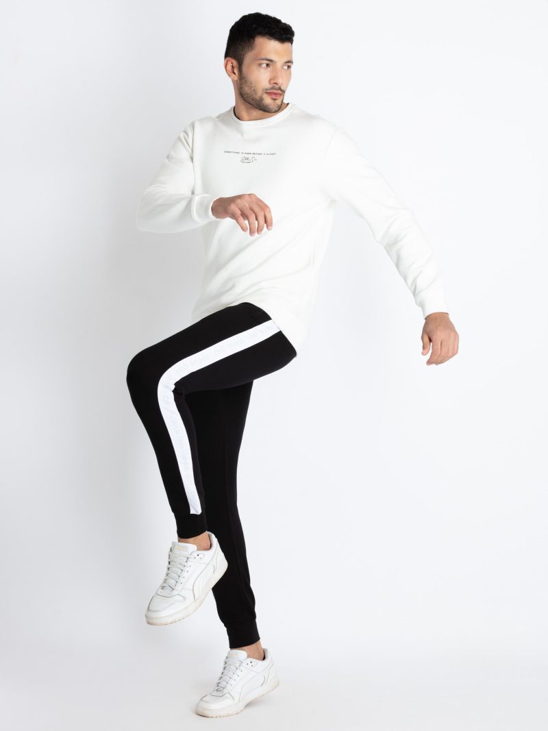 Mens Cut & Sew Regular Fit Joggers